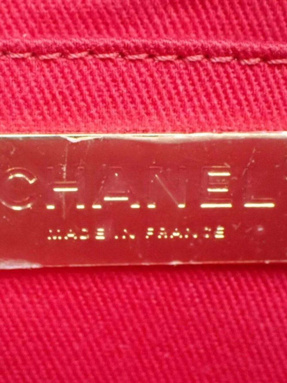 Chanel Red Caviar Waist Bag 27-Series - Picture 8 of 8